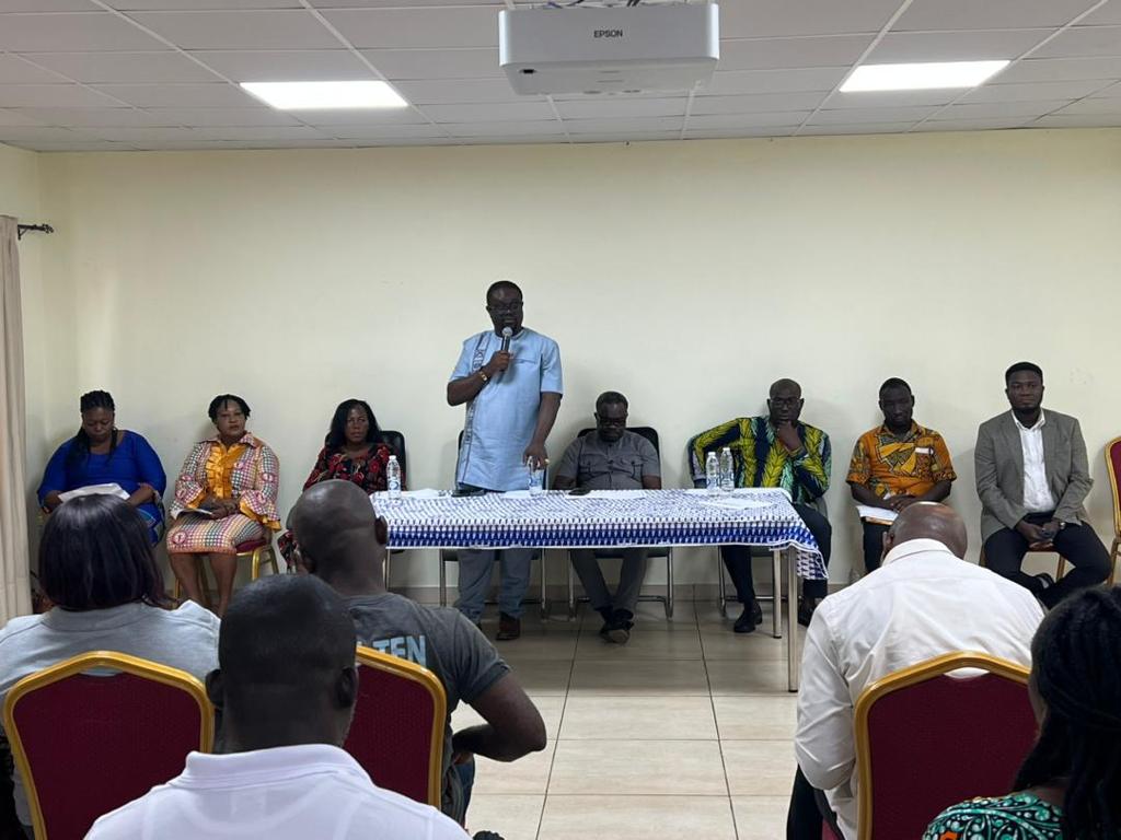 Greater Accra Regional Stakeholders Meeting at TUC (Ghana) to Discuss the Forthcoming Branch Reorganization